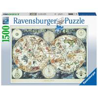 Ravensburger World Map of Fantastic Beasts 1500pc Puzzle