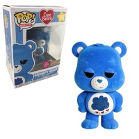Funko Pop! Vinyl Care Bears Grumpy Bear Flocked. US Exclusive