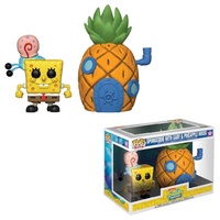 Funko Pop! Town Vinyl Spongebob SquarePants Spongebob with Gary & Pineapple House