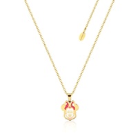 Couture Kingdom Disney Minnie Mouse Head YGP Enamel Necklace