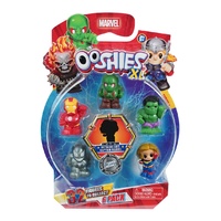 Ooshies XL Marvel Series 1. 6 Pack. Iron Man, Drax, Hulk,