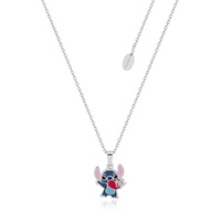 Couture Kingdom Disney Lilo and Stitch Heart Enamel Necklace