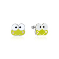Couture Kingdom Sanrio Keroppi Enamel Stud Earrings