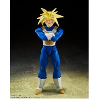 Bandai Tamashii Nations S.H. Figuarts Dragon Ball Super Saiyan Trunks Infinite Latent Super Power Action Figure