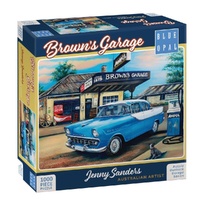 Blue Opal Jenny Sanders Browns Garage 1000pc Puzzle