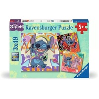 Ravensburger Disney Stitch Play the Day Away 3 x 49pc Puzzle