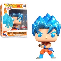 Funko Pop! Vinyl Dragon Ball Z SSGSS Goku with Kamehameha Metallic. US Exclusive