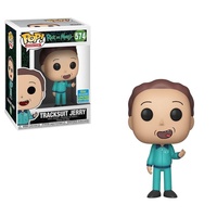 SDCC 2019 Funko Pop! Vinyl Rick and Morty Jerry in Track Suit. Exclusive