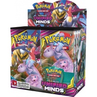 Pokemon TCG Sun and Moon Unified Minds Booster Box. 36 Booster Packs.