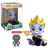 Funko Pop! Vinyl Disney The Little Mermaid Ursula with Crown & Trident 10-Inch. US Exclusive