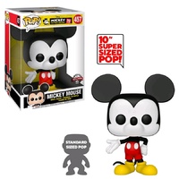 Funko Pop! Vinyl Disney Mickey Mouse (Colour) 10-Inch. US Exclusive