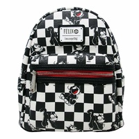 Loungefly Felix the Cat Check Mini Backpack