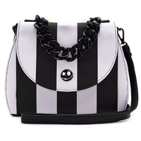 Loungefly Disney The Nightmare Before Christmas Striped Crossbody Bag