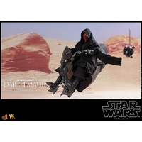 Hot Toys Star Wars Episode I The Phantom Menace Darth Maul with Sith Speeder 12-Inch 1:6 Sixth Scale Action Figure