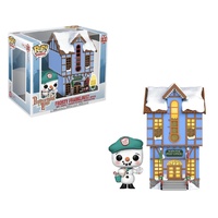 Funko Pop! Town Vinyl Peppermint Lane Frosty with Light Up Post Office. US Exclusive