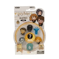 HeadStart Harry Potter Collectibles Series 2. 7-Pack. Harry Potter w/ Wand, Carbon Ginny Weasley, Cornish Pixie,