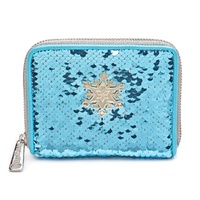 Loungefly Disney Frozen Elsa Reversible Sequin Zip-Around Wallet