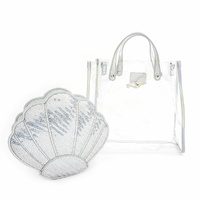 Loungefly Disney The Little Mermaid 30th Anniversary 2pc PVC Crossbody Bag