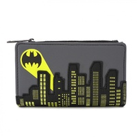 Loungefly DC Comics Batman 80th Anniversary City Signal Flap Wallet