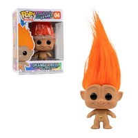 Funko Pop! Vinyl Good Luck Trolls Orange Troll with Hair