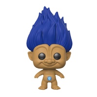 Funko Pop! Vinyl Good Luck Trolls Blue Troll with Hair. US Exclusive