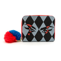 Loungefly DC Comics Birds of Prey Harley Eyes Zip-Around Wallet