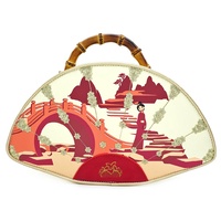 Loungefly Disney Mulan Bamboo Handle Fan Handbag