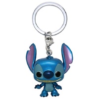 Funko Pocket Pop! Keychain Disney Lilo & Stitch Stitch Metallic. US Exclusive