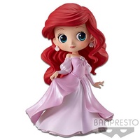 Banpresto Q Posket Disney Characters The Little Mermaid Ariel Princess Pink Dress Figure