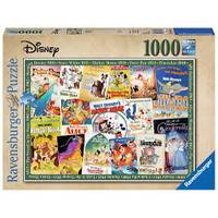 Ravensburger Disney Vintage Movie Posters 1000pc Puzzle