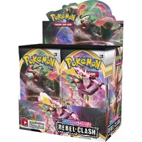 Pokemon TCG Sword and Shield Rebel Clash Booster Box. 36 Booster Packs.