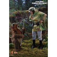 Hot Toys Star Wars Leia & Wicket Return of the Jedi 1:6 Sixth Scale Acton Figures
