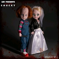 Mezco Toyz Living Dead Dolls LDD Presents Chucky and Tiffany 2-Pack