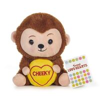 Swizzels Love Hearts Monkey Cheeky 7-Inch Plush