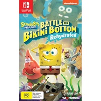 Nintendo Switch Spongebob Squarepants Battle for Bikini Bottom Rehydrated Game