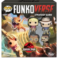 Funko Funkoverse Jurassic Park 100 4-pack Strategy Board Game