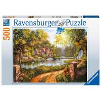 Ravensburger Cottage by the River 500pc Puzzle