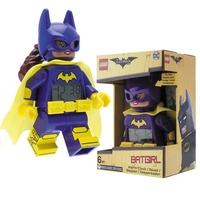 LEGO. The Lego Batman Movie. Batgirl Minifigure Clock / Alarm Clock
