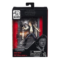 Hasbro Star Wars The Black Series 40th Anniversary Titanium Series Han Solo