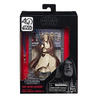 Hasbro Star Wars The Black Series 40th Anniversary Titanium Series Obi-Wan Kenobi