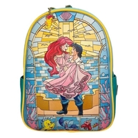 Loungefly Disney The Little Mermaid Stained Glass Mini Backpack. US Exclusive