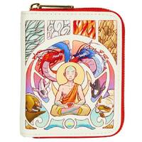 Loungefly Avatar The Last Airbender Aang Meditation Glow Zip Purse