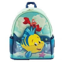 Loungefly Disney The Little Mermaid 1989 Flounder and Sebastian Mini Backpack