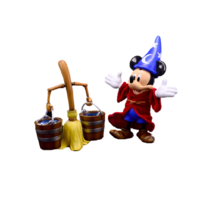 Herocross Disney Sorcerer Mickey & The Magic Broom Hybrid Metal Figuration