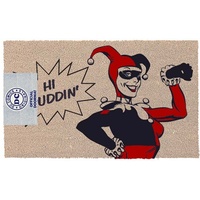 DC Comics. Harley Quinn. Hi Puddin. Officially Licensed Door Mat.
