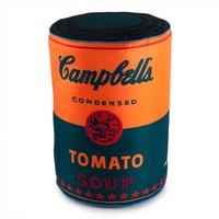 Kidrobot Andy Warhol Campbell's Tomato Soup Can XL Plush. 22 Inch.