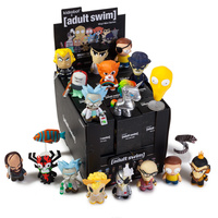 Kidrobot. Adult Swim Mini Series Display Case Of 24 Blind Box Mini Figures. Rick and Morty. Robot Chicken.