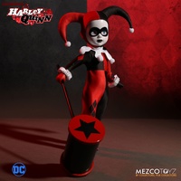 MEZCO TOYZ Living Dead Dolls LDD Presents DC Comics Classic Harley Quinn