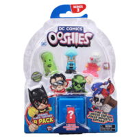 Ooshies DC Comics Series 3. 4 Pack. Hawk Girl, Hologram Deadshot