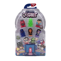 Ooshies DC Comics Series 3. 7 Pack. Hawk, Toxic Glow Sinestro, Cheetah,